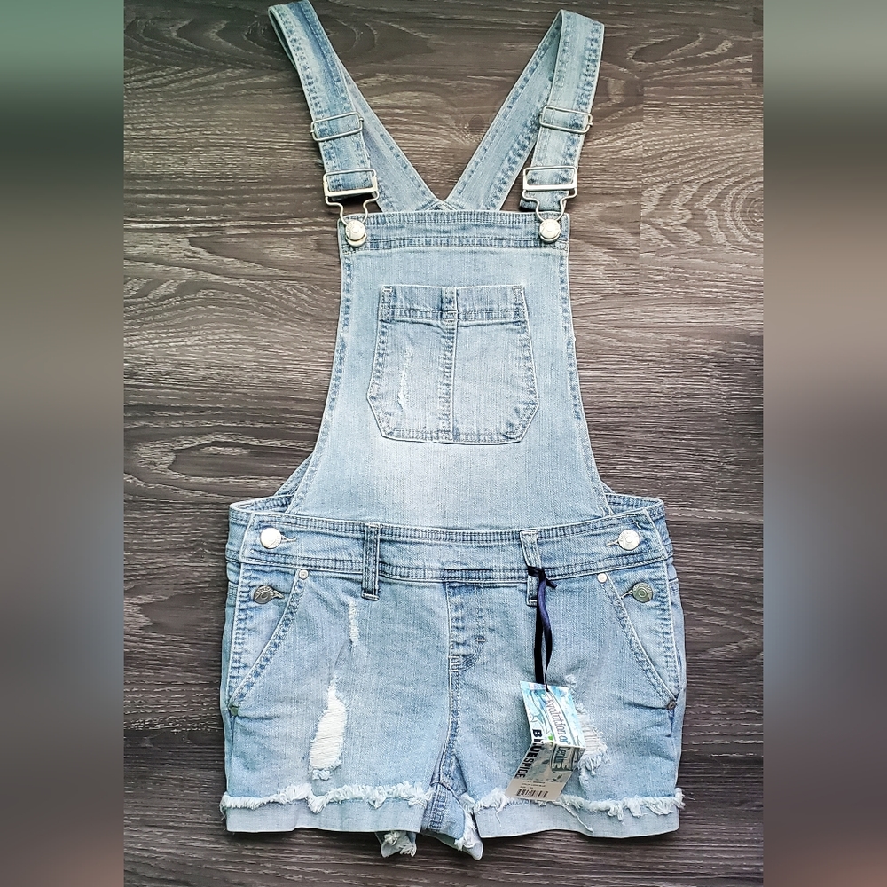 Jean Short Overalls